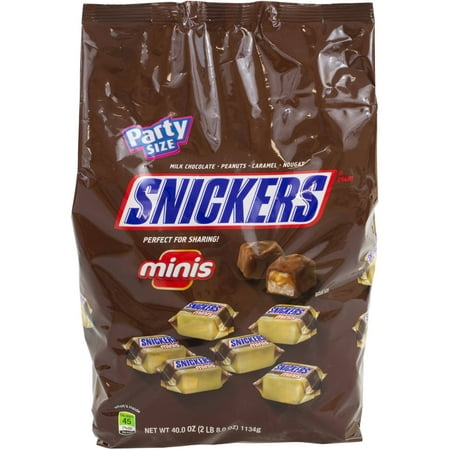 Snickers Brand Minis, 40 oz - Walmart.com
