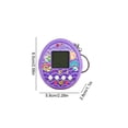 thumbnail image 3 of MezoJaoie Electronic Key Chain Funny Electronic Digital Pets Keychain Digital Pet Game Machine Portable 90s Nostalgic Toys Digital Game Keychain for Children Adults, 3 of 7