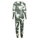 thumbnail image 4 of Pantalones de manga larga estampados sueltos de moda para mujer, traje informal de dos piezas Wmkox8yi bvn2485, 4 of 7