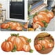thumbnail image 2 of Alfombra de calabaza con forma de Acción de Gracias de 31" x 22", antideslizante, lavable, bonita alfombra de otoño para entrada interior y exterior, imitación de cachemira, para el hogar, el baño y, 2 of 7