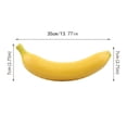 thumbnail image 4 of Giant Banana Squishy Toy with Slow Rising Foam, Jumbo Size, Yellow and Green, for Relaxation And, Squeeze Toy, 4 of 9
