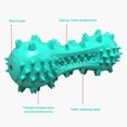 thumbnail image 5 of LNKOO Dog Squeaky Toys Dog Chew Toys for Aggressive Chewers Dog Toothbrush Almost Indestructible and Durable Toys for Small Middle Large Dogs Natural Rubber Bone for Teeth Cleaning, 5 of 6