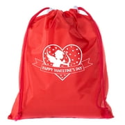 Valentine's Day Bags, Mini Drawstring Cinch Backpacks, Valentines Day Gift Bags