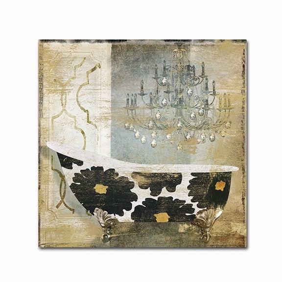 Trademark Fine Art "Paris Bath I" Canvas Art by Color Bakery