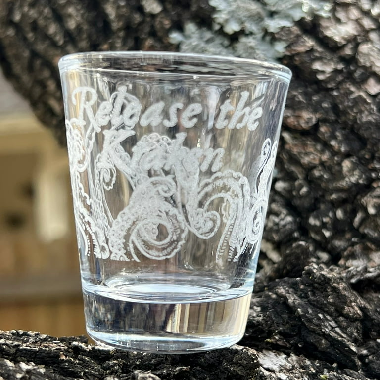 2oz Release the Kraken Shotglass LASER 2oz Release the Kraken Shotglass LASER
