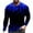 Blue, variant on Patlollav Mens Tops Unisex Daily T Shirt 3D Print Long Sleeve Blouses
