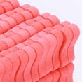 thumbnail image 5 of 100 separadores de dedos de esponja suaves para manicura y pedicura, color rojo, 5 of 5