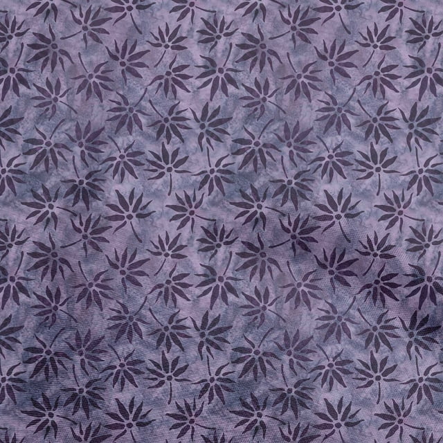 oneOone Rayon Violet Fabric Asian Block Sewing Craft Projects Fabric Prints By Yard 56 Inch Wide