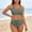 Mint Green, variant on HAIJIE Beach Coverups Women Bathing Suit Swimwear with Boho Trim 4 Way Swimwear Bikinis for Women 2026 Summer Vacation Outfits Without Bikini Set (Sky Blue,M)