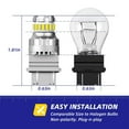 thumbnail image 6 of 3157 3156 3057 4157 LED Bulbs for Back Up Reverse Lights, Daytime Running Lights, Parking Lights, White (Pack of 2), 6 of 6