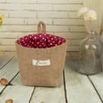 thumbnail image 2 of Eguiwyn Home Textile, Desktop Storage Box Container Bedside Cabinet Storage Bag Pocket Box Flower Pot Storage Bucket Red A, 2 of 2