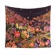 thumbnail image 1 of Tapiz de pared de 1 pieza, colgante de pared psicodélico, setas, mariposas, flores, cielo estrellado, decoración de pared para dormitorio, sala de estar, oficina, 130 x 150 cm TUNC Sencillez, 1 of 5