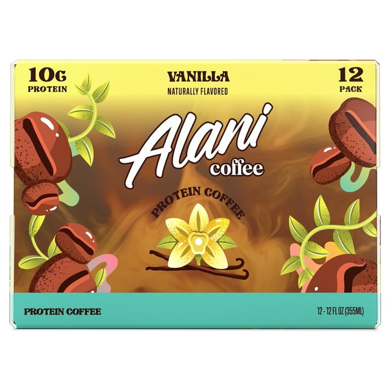 Alani Nu Protein Coffee, Vanilla - 12.0 fl oz
