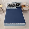 thumbnail image 3 of catabedysis Vintage Camping Zipper Full Size Comforter Sets with Fitted Sheet and 2 Pillowcases,Camper Moon Print Zipper Bedding Set For Boys,Multicolor,Navy Blue Reversible,4-Piece, 3 of 7