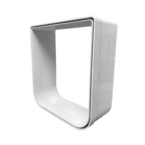 Cat Mate Cat Flap Wall Liner for use with all Cat Mate and Closer Pets Standard Size Cat Flaps (ref#s 304, 234, and 235) - White