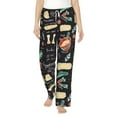 thumbnail image 2 of Kdxio Women's Comfy Stretch Vegetable QuichePrint Drawstring Pajama Pants-Medium, 2 of 9
