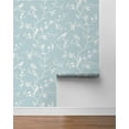 thumbnail image 6 of NextWall Blue Skies Songbird Chinoiserie Peel and Stick Wallpaper, 6 of 7
