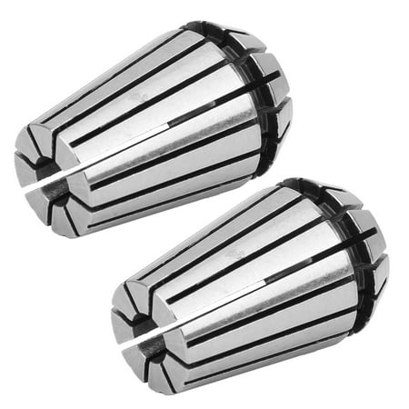 

ESTINK Spring Collet Engraving Collet 2Pcs Spring Collet CNC Milling Lathe High Speed Engraving Tool ER20‑6.5mm For 1/2 Extension Rod