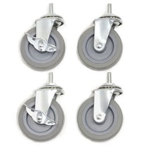 Global Industrial 3" Swivel Caster Set, 2 Locking