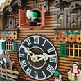 thumbnail image 6 of Cuckoo Clock Vintage Large Wooden Wall Clock Handcrafted Cuckoo Clock Traditional Chalet Forest House Clock Handcrafted Wooden Wall,9.50x4x17.72 inches Inch Brown, 6 of 8