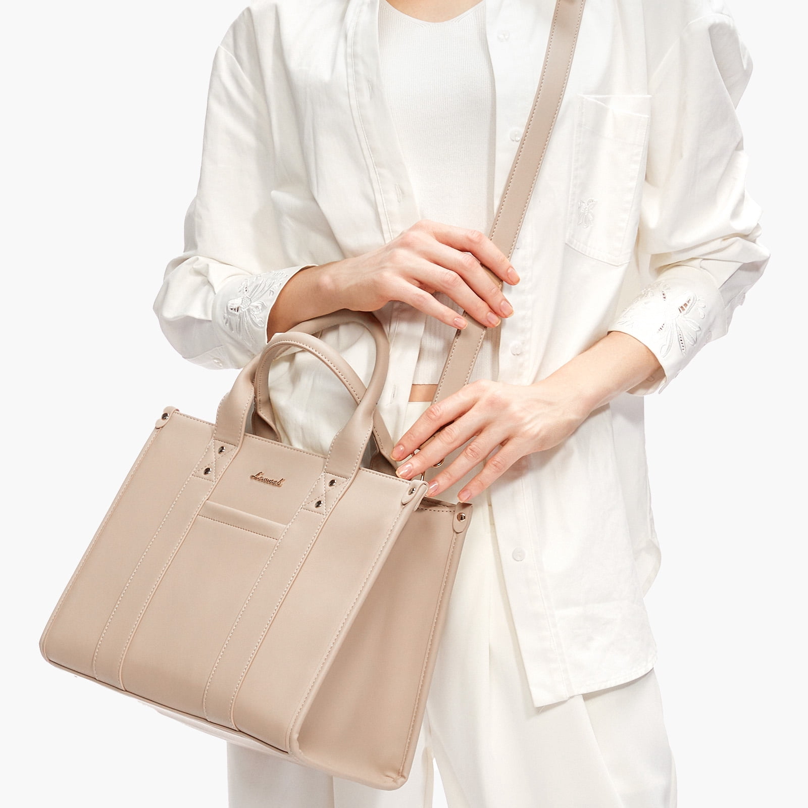 Lovevook Purse and Handbags,Vegan Leather Tote Bag for Women, Zipper Satchel Shoulder Bag Crossbody Bag for Daily