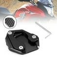 thumbnail image 4 of Kickstand Enlarge Plate Pad fit for Yamaha MT-09 MT 09 2021 Black, 4 of 5