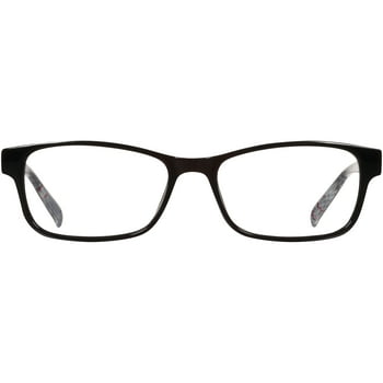 EV1 Skylar Black +1.25 Reading Glasses with Case