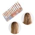 thumbnail image 6 of Unique Bargains 1 Pc Vintage Portable Wide Tooth Comb Yellow Blue Imitation Acetic Acid, 6 of 6
