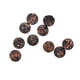 thumbnail image 2 of 10 piezas de piedras naturales multicolores Flatback Crafts para adorno de tarjetas mm Leopardo rojo, 2 of 9