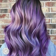 Keracolor Semi Permanent Hair Dye 3 in 1 Clenditioner, Purple, 12 fl oz
