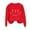 Red, variant on Womens Sweatshirts Wine Glass Printed Long Sleeved Loose Casual Sweatshirt Gray M,Sweatshirts Jacket for Women