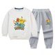 thumbnail image 2 of Ropa de Pokémon para niños, conjunto de sudadera y pantalones de chándal para primavera y otoño, figura de Anime, conjunto informal gráfico de Pikachu de dos piezas, 2 of 5