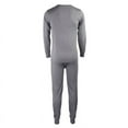 thumbnail image 4 of 2 Pack Men's Fleece Thermal Underwear 2 Piece Set S-3XL Top & Bottom Combo Shirts and Pants Warm Lined Underwear Basic Layer Fall Winter Cold Weather, 4 of 6