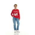 thumbnail image 7 of Sezzit Boys’ Christmas Sweatshirt – Clasic Cozy Xmas Fleece Pullover with Festive Holiday Graphics – Red Snowmen -Size 14/16, 7 of 7