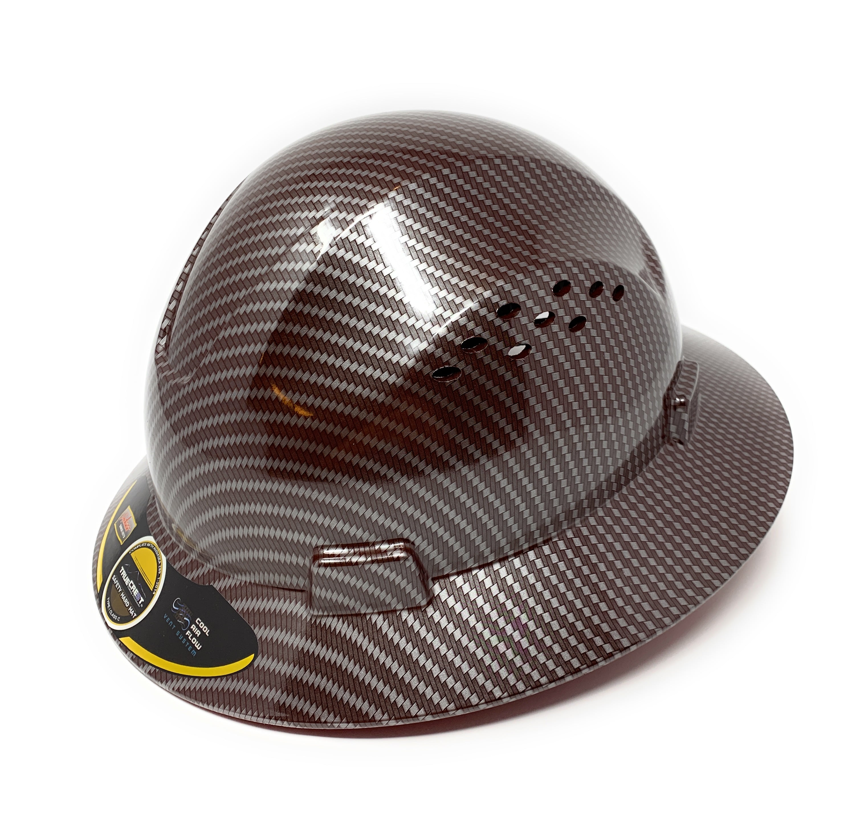 HDPE  LIMA Full Brim Hard Hat with Fas-trac Suspension