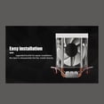 thumbnail image 4 of KF200 CPU Cooler ARGB Quiet Fan 2 Heat Pipes Air Radiator for FM1/FM2/AM2/AM3/AM4/AM5 PC Processor Heatsink Cooler, 4 of 6