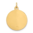 thumbnail image 4 of 14k Yellow Gold Confirmation Medal Charm Pendant, 4 of 4