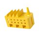 thumbnail image 5 of Caja organizadora de cables, organizador de cables multifuncional con tapa, para escritorio Amarillo, 5 of 9
