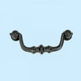 thumbnail image 2 of Renovators Supply Black Wrought iron Drawer Bail Pull 4.38 in. L Antique Kitchen Cabinet Drop Style Swing Handles Rust Resistant Powder Coat Finish w/Screws, 2 of 9