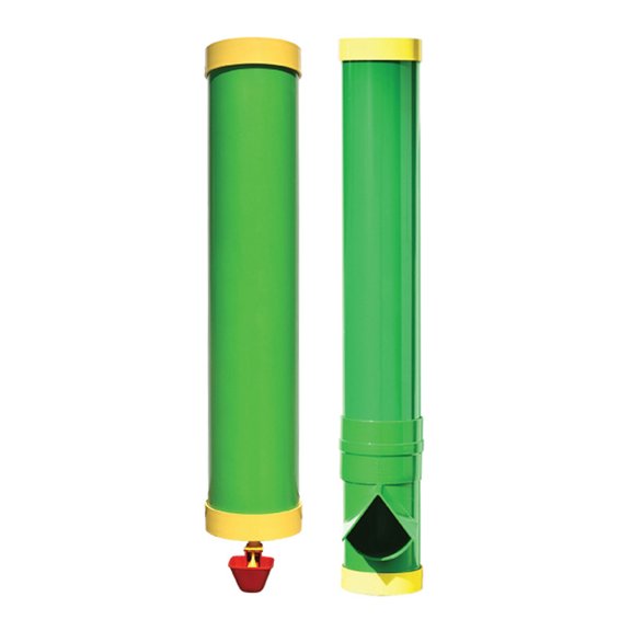 Rugged Ranch High End Hen Elevated 2 Gallon Poultry Waterer and 10 Pound Feeder