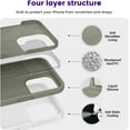 thumbnail image 3 of Designed for iPhone 15 Pro Case, Silicone Shockproof Slim Thin Phone Case for iPhone 15 Pro(6.1 inch), (Calke Green), 3 of 12