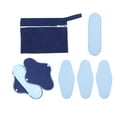 thumbnail image 3 of EeaseMX Juego de 8 compresas higiénicas de forro polar lavables para lactancia., 3 of 8