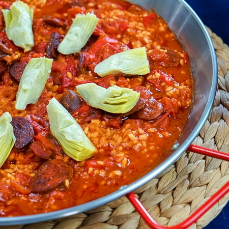 Takeout Kit "Spanish Paella" Meal Kit, Dinner for 4