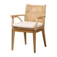 thumbnail image 2 of Bali & pari Storsel Rattan BOHO Dining Chair, Natural Brown, 2 of 10