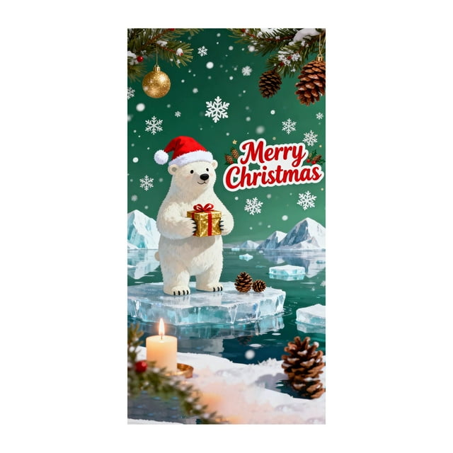 TIELUTT Rideau de Porte de Noël Intérieur Extérieur Célébration Saisonnière Fête pour Noël pour Maison Porte Jour du Souvenir Événement Décorations Robe de Fête pour Femmes Ensemble de Décorations de Fête Robe de Fête Robe de Fête pour Femmes