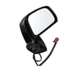 thumbnail image 3 of KarParts360 For Nissan Tiida 2007 08 09 10 11 2012 Door Mirror Passenger Side | Black Housing | Plastic | Electric Adjustment Type | Screws Attachment Type | Powered Mirror | Rectangular Glass Shape, 3 of 4