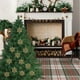 thumbnail image 3 of Set de adornos de copos de nieve de Navidad Pack de 12 | Decoraciones de árbol de plástico hueco de 10 cm • Efecto de purpurina • Colgante navideño blanco • Decoración navideña duradera y ligera, 3 of 6