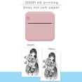 thumbnail image 3 of Mini Pocket Thermal Printer, Portable Sticker Maker with 203 DPI  Photo Printing,  Connection for Smartphones, Includes 1 Roll of Thermal Paper for IOS and, 3 of 6