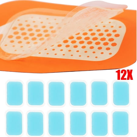 12PCS Universal Gel Pad Replacement Sheet For Muscle Training Gear Abdominal Fitness Exerciser ABS Trainer Gel Sheets Gel