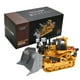 thumbnail image 5 of Excavadora Remote Control 1:24 2.4G 9CH Remote Control Bulldozer Alloy Bucket Remote Control Tractor Truck Construcción Ingeniería Vehículos con una tecla Demostración Iluminación Simulación Función de sonido Juguetes educativos para ni Abanopi Excavadora RC, 5 of 7